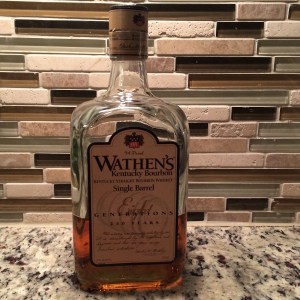 Wathen's is a very popular everyday bourbon. It's affordable, it's highly drinkable and it's not hard to find. 
